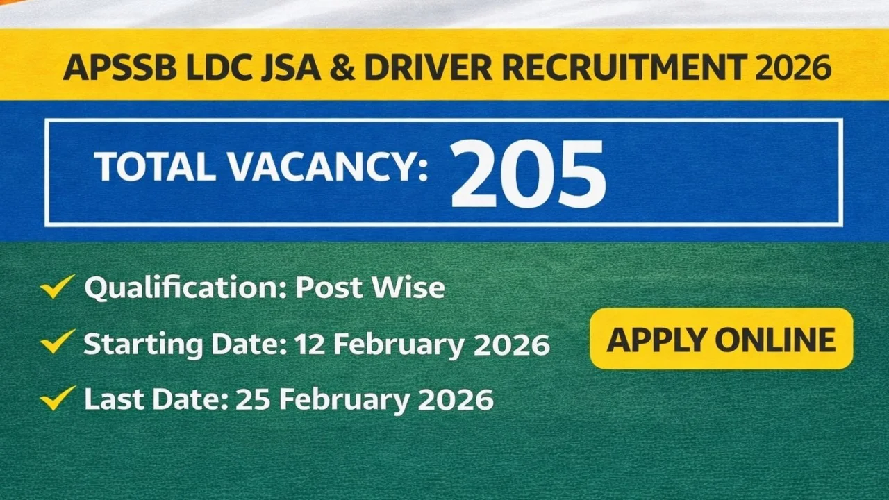 apssb-ldc-jsa-driver-recruitment-2026