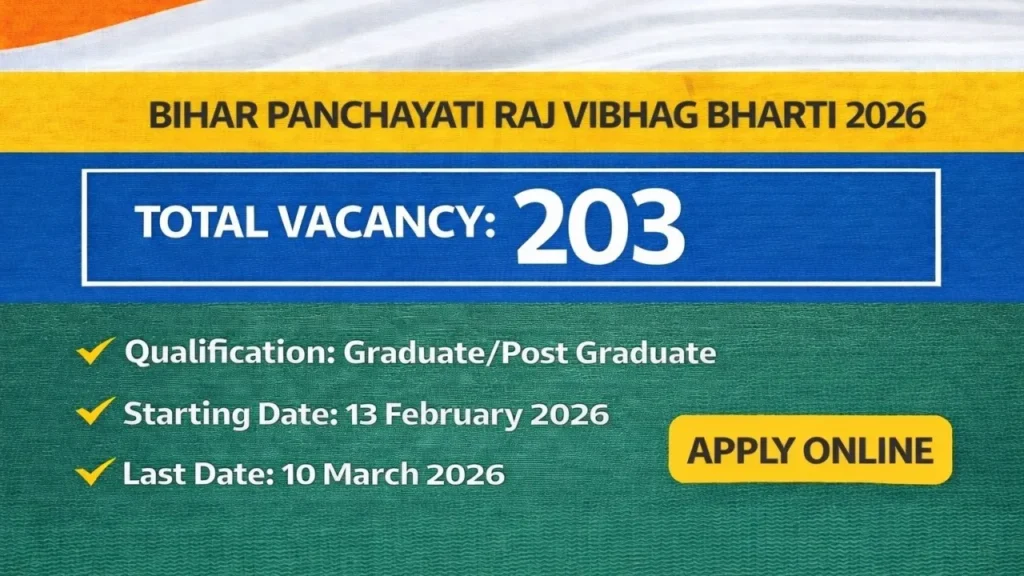 bihar-panchayati-raj-vibhag-bharti-2026