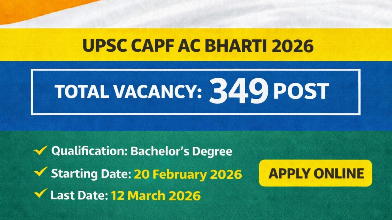 upsc-capf-ac-bharti-2026