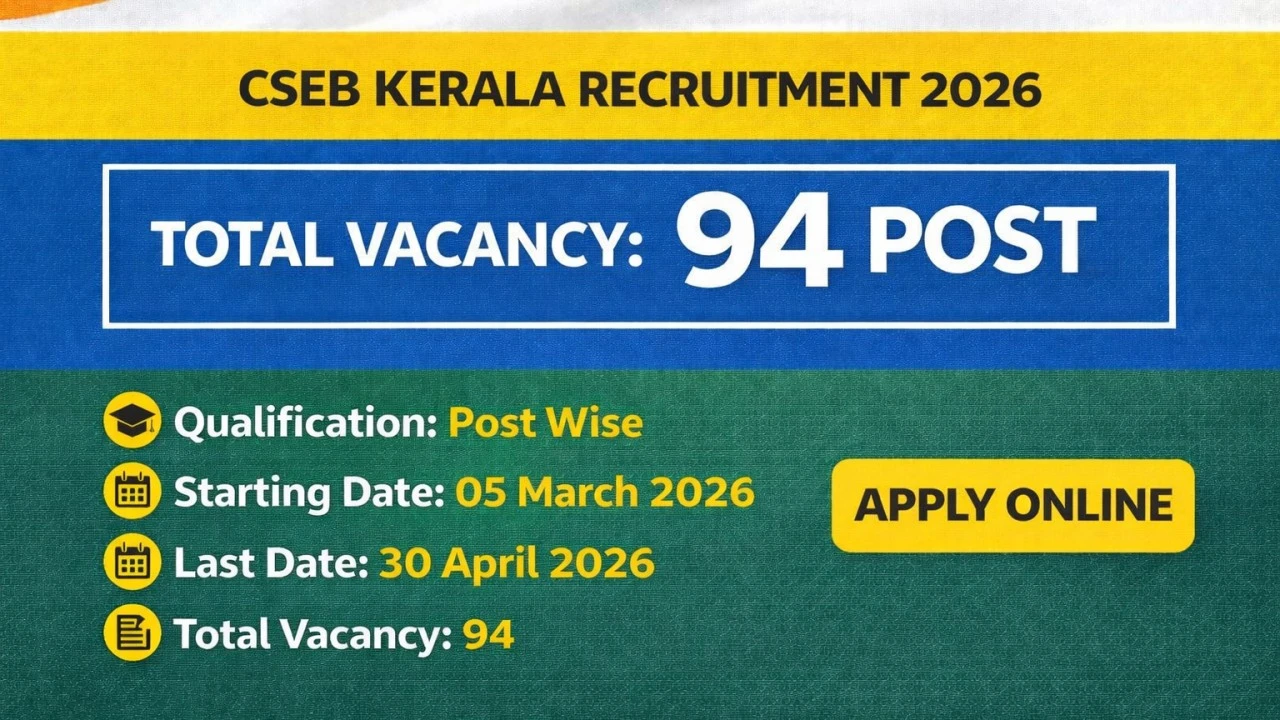cseb-kerala-recruitment-2026