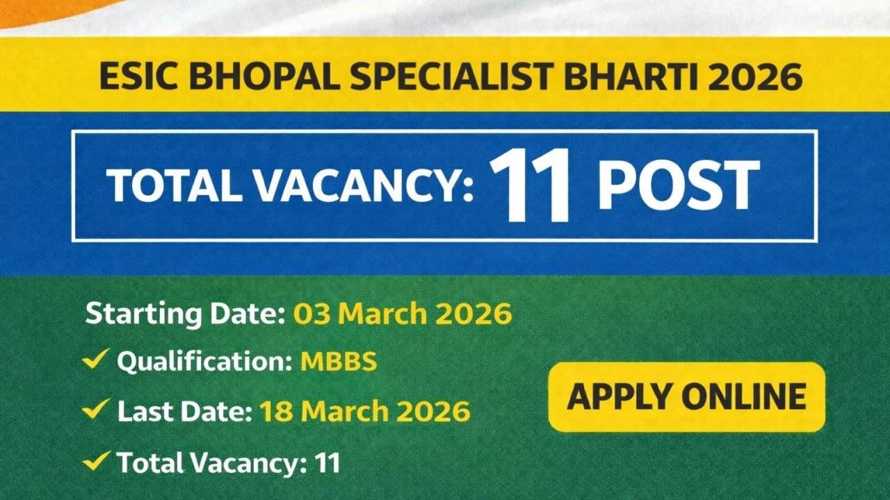 esic-bhopal-specialist-bharti-2026